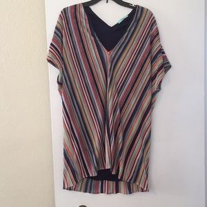 Karlie Rainbow Tunic Dress Size Small